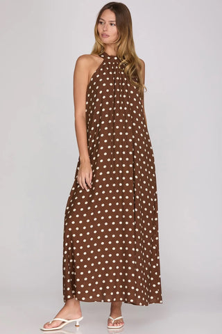 The Dotty Diva Maxi Brown