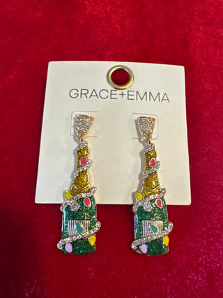 Festive Lights Champagne Earrings