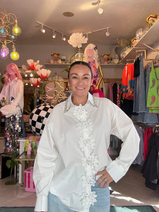 Radiant in White Top