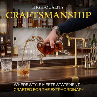 Horse Decanter Premium Barware Gift Elegant Drinkware Collection