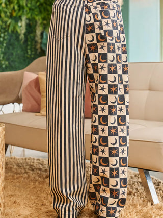 Celestial Muse Mixed Stripe Pants
