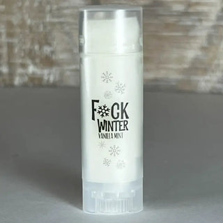 "F*Ck Winter" Natural Lip Balm | Vanilla Mint