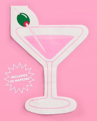 Dirty Martini Napkins - 25 Cocktail Party Napkins