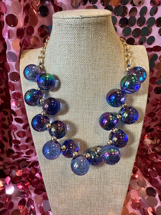 Prism Pop Necklace-Blue