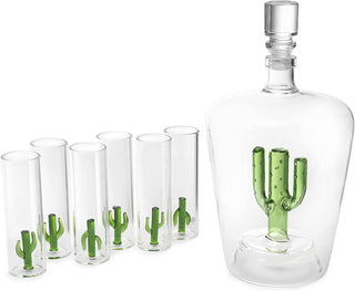 Tequila Decanter Set 1 Premium Barware Gift Elegant Drinkware Collection