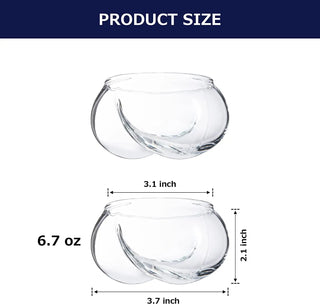 Set Of 2 Womens Butt Shaped Whiskey Wine Glasses 6 7 Oz Wine Whiskey Water Buttock Shaped Gift For B