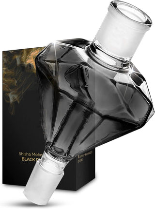 Shisha Molasses Catcher Diamond Black Diamond For All Shishas With 18 8 Cut Extra Hardened Borosilic