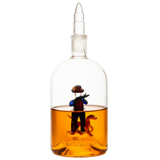Man With Dog Hunting Bullet Whiskey Decanter Premium Barware Gift