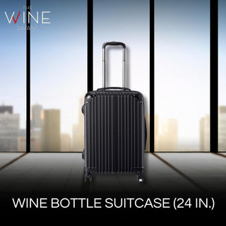 Wine Bottle Suitcase | Holds 10 Standard 750 ML Size Bottles