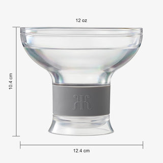 Frozen Margarita Cocktail Chiller Glasses Set Of 4 12 Oz Unbreakable Tritan Acrylic
