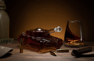Tank Whiskey Decanter 1000ML Premium Barware Gift Elegant Drinkware Collection