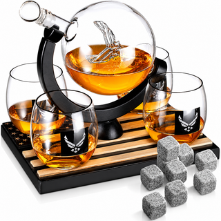 Airforce Whisky Decanter Premium Barware Gift Elegant Drinkware Collection