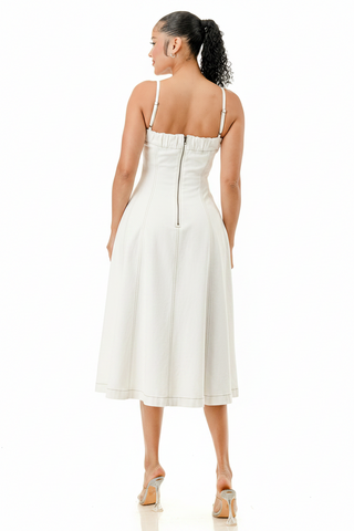 The Weekend Belle Dress - White