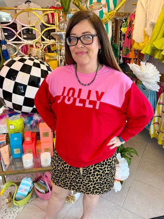 Pink Jolly Club Sweatshirt