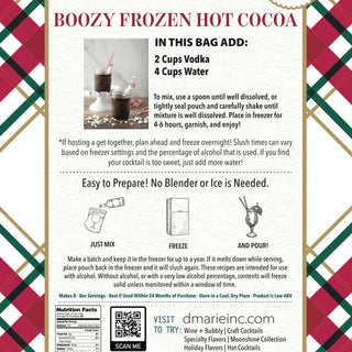 d'Marie Boozy Frozen Hot Cocoa Cocktail Mix