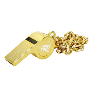 Party Foul Jumbo Whistle & Chain