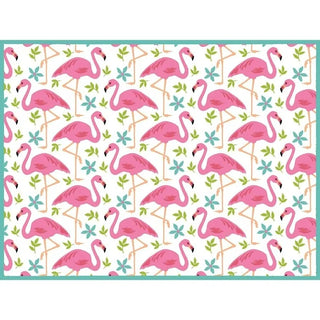 Flamingo Microfiber Countertop Dish Drying Mat
