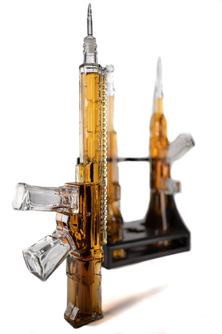 Gun Whiskey Decanter Gift Premium Barware Gift Elegant Drinkware Collection
