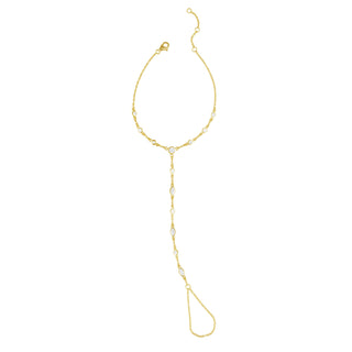 Seraphine CZ Hand Chain Bracelet