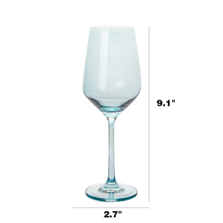 Colored New Wine Glass Set Large 12 Oz Glasses Set Of 6 Unique Italian Style Tall Stemmed For White