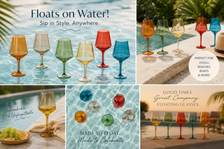 European Style Crystal Stemmed Wine Glasses Acrylic Glasses Tritan Drinkware Unbreakable Muted Color