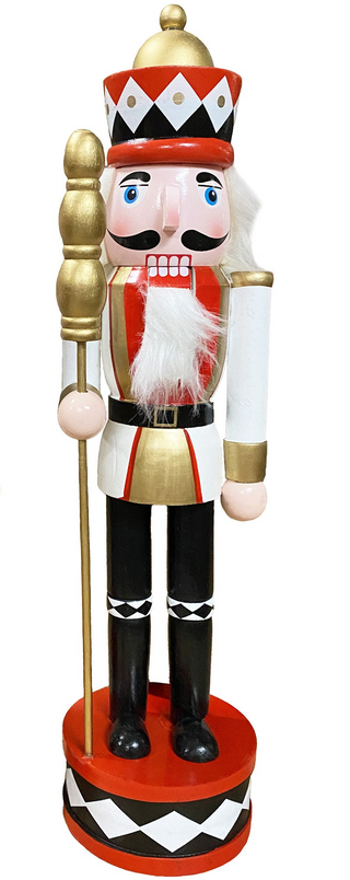 15″ Harlequin Nutcracker