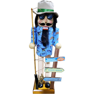 14″ SALTY FISHERMAN NUTCRACKER