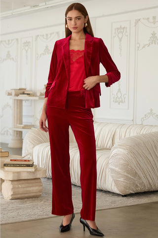 Red Velvet Romance Blazer