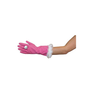 Pink and Pearly Kitchen Cleaning Gloves