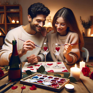 Wine Glass Painting Gift Set Do It Yourself Creative Glassware Paint Kit For Wine Nights Comes With