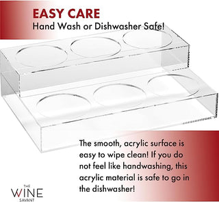 Acrylic Bottle Holder Coffee Syrup Rack Display Case 2 Tiered 6 Bottle Wine Bar Bottle Rack Clear Sh