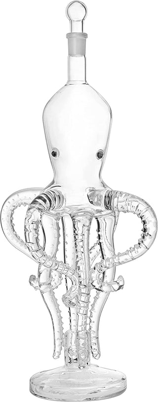 Tall Octopus Whiskey And Wine Decanter 500ML 16 5 H By Extraordinary Detail Kraken S