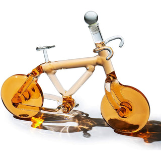 Bicycle Wine Whiskey Decanter 200ML By Bike Decanter For Bourbon And Scotch Biker Gi
