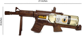 Gun Ar15 Wine Bottle Holder 23 L Gun Wine Bottle Holder Great Gift For Gun Enthusiasts And Wine Love