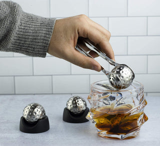 Golf Ball Shaped Stainless Steel Whiskey Stones Whiskey Rocks By Great For Parties O