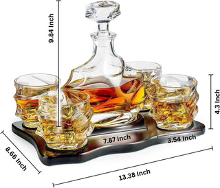 Iceberg Mountain Glacier Shaped Decanter Premium Barware Gift