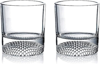 Golf Ball Whiskey Glasses Set Of 2 8OZ Golf Gifts Unique Whiskey Golf Glasses Set Go