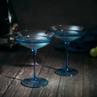 Champagne Coupes 12OZ By Colorful Champagne Glasses Prosecco Mimosa Glasses Set Cock