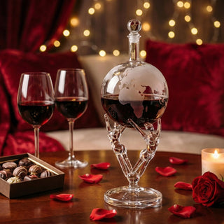 Lovers Crystal Decanter For Wine Whiskey By 12 Tall For Spirits Whiskey Scotch Bourb