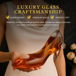 Stiletto Wine Whiskey Decanter With Heart By With Stopper Handcrafted Centerpiece Hi