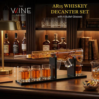 Ar15 Whiskey Decanter Premium Barware Gift Elegant Drinkware Collection