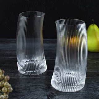 Curvy Cocktail Glasses Gift Premium Barware Gift Elegant Drinkware Collection
