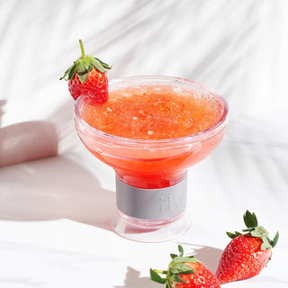 Frozen Margarita Cocktail Chiller Glasses Set Of 4 12 Oz Unbreakable Tritan Acrylic