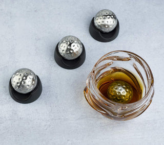 Golf Ball Shaped Stainless Steel Whiskey Stones Whiskey Rocks By Great For Parties O