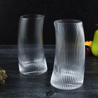 Curvy Cocktail Glasses Gift Premium Barware Gift Elegant Drinkware Collection