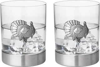 Turkey Whiskey Glasses Set Of 2 By Old Fashioned Whiskey Rum Brandy Scotch Glasses E