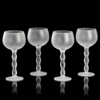 Cloud Elegant Crystal Wine Water Glasses Hand Blown Premium Sand Blasted Glasses Stemmed Red White W