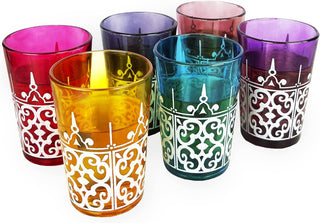 Moroccan Glasses Artisan Hand Made Multipurpose 170 Ml 6 Oz Tea Coffee And Wine Moroccan Hot Cold Tu