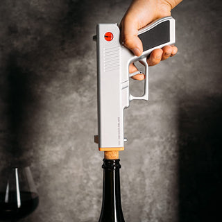 Electric Gun Wine Corkscrew Bottle Opener Rechargeable Holster Base Cordless Battery Automatically O