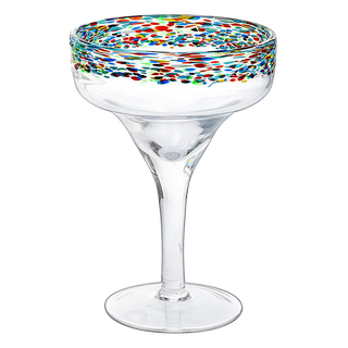 Mexican Hand Blown Glass Set Of 4 Large 16OZ Luxury Margarita Glasses Mexico Design Large 16OZ Confe